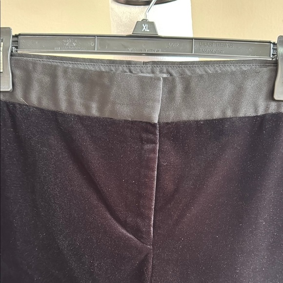 Theory The Power Velvet 3 Black Straight Leg Strech Trousers Size 10 - - Picture 9 of 13